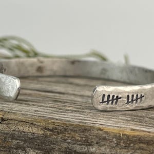 10 Year Anniversary Gift for Wife, 10 year tally, Aluminum Anniversary Gift, 10 Year Anniversary, 10 Year Jewelry Gift