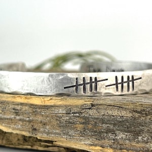 10 Year Anniversary Gift for Wife, 10 year tally, Aluminum Anniversary Gift, 10 Year Anniversary, 10 Year Jewelry Gift
