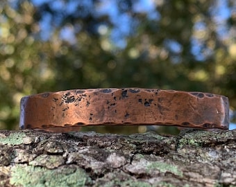 Rugged Engraved Copper Bracelet Personalized Bracelet Copper Bracelet Mens Copper Bracelet 7th anniversary Copper 22nd anniversary gift