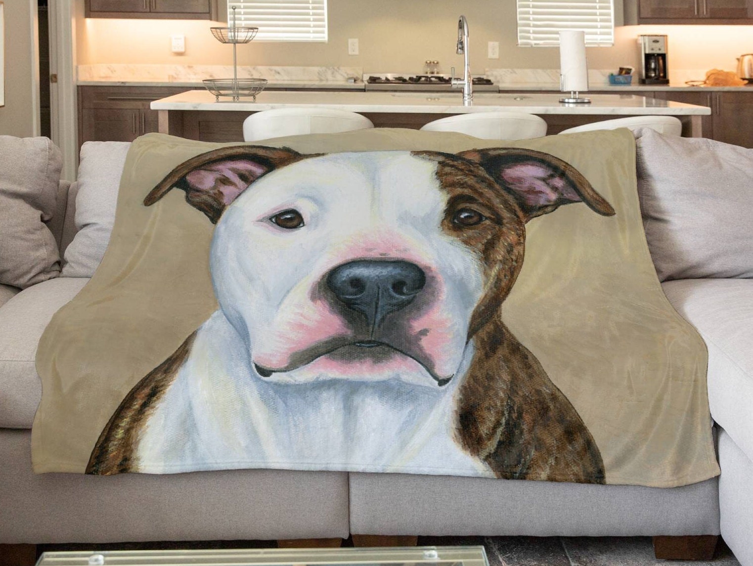 Pitbull sales baby blanket