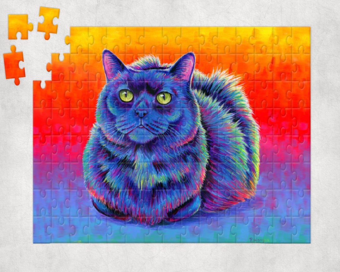 Unique Rainbow Cat Puzzle