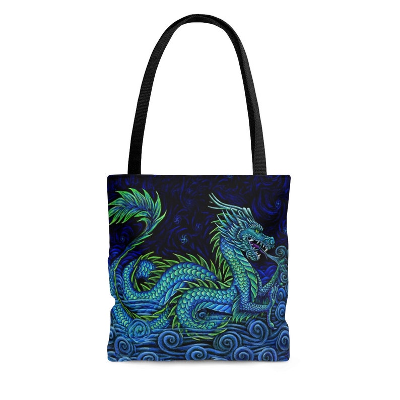 Chinese Azure Dragon Tote Bag
