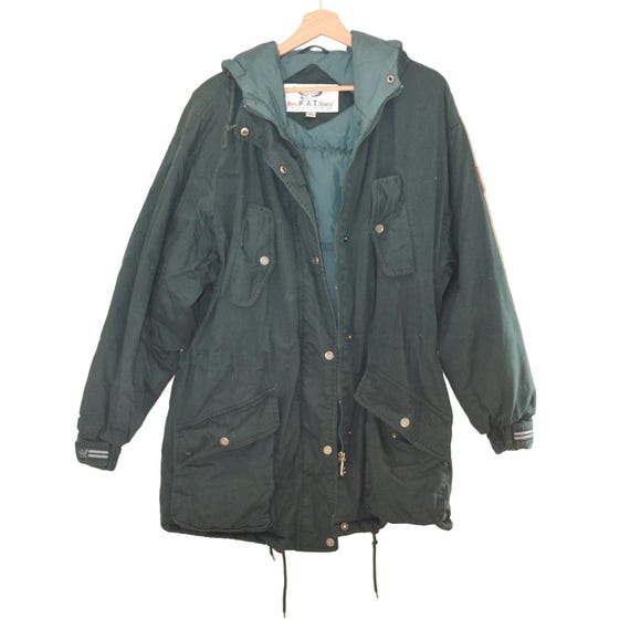 Forest green down filled parka sale