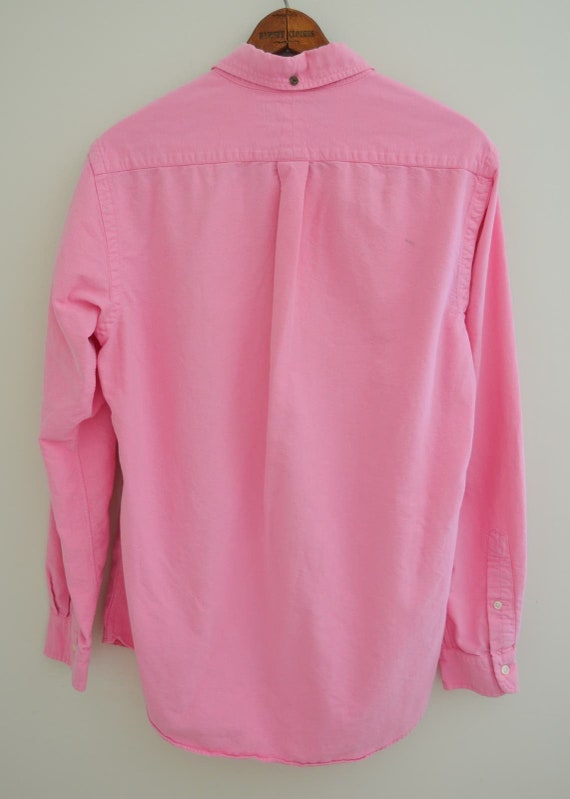 Vintage Ralph Lauren Button Down Pink Size Medium - image 7