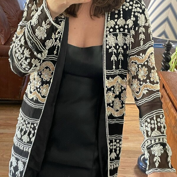 Beaded Kimono Etsy