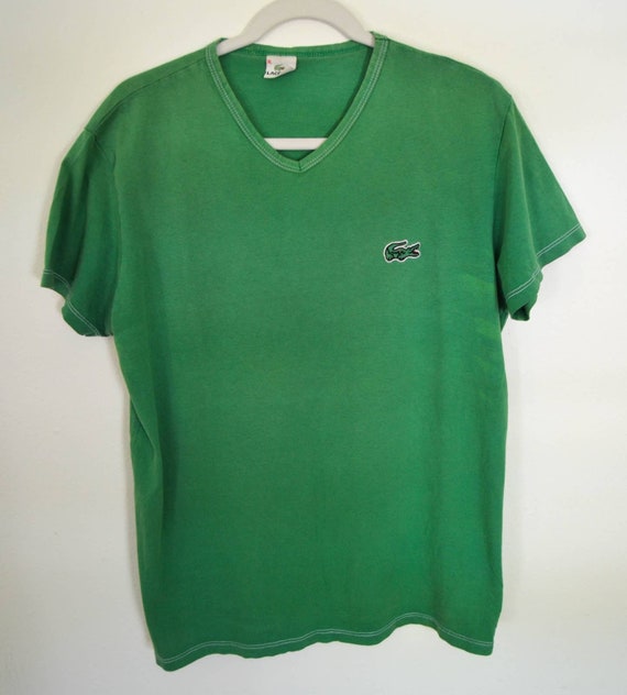 vintage lacoste shirt green - Gem