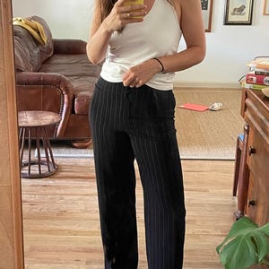 Armani Striped Pants - Etsy
