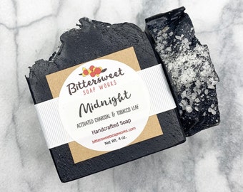 MIDNIGHT Soap Activated Charcoal Vegan Soap