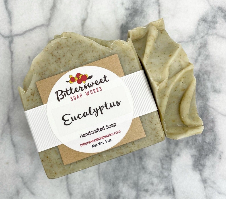 EUCALYPTUS Soap Natural Handmade Vegan Eucalyptus Essential Oil Soap - Etsy