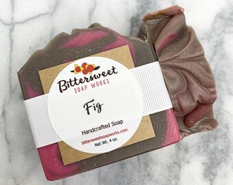 FIG Soap Handmade Natural Vegan Fig Soap