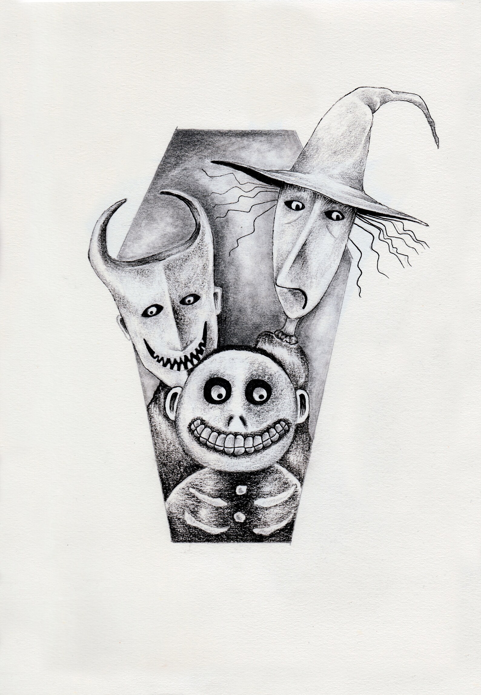 The Nightmare Before Christmas Shock Lock and Barrel Print - Etsy.de