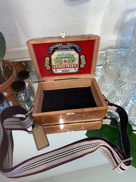 Upcycled Coach Cigar Box Purse Etsy UK