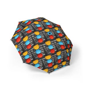Colorful Foldable Umbrella, Vibrant Rain Protection, Lightweight Travel Umbrella, Perfect for Gifts, Durable and Compact
