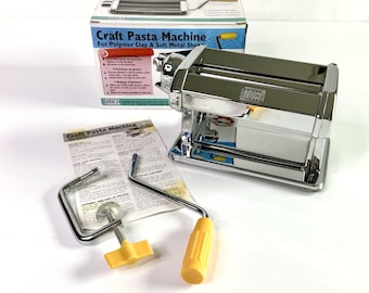 AMACO Craft Pasta Machine for Polymer Clay & Soft Metal Sheets Crafting w/Box