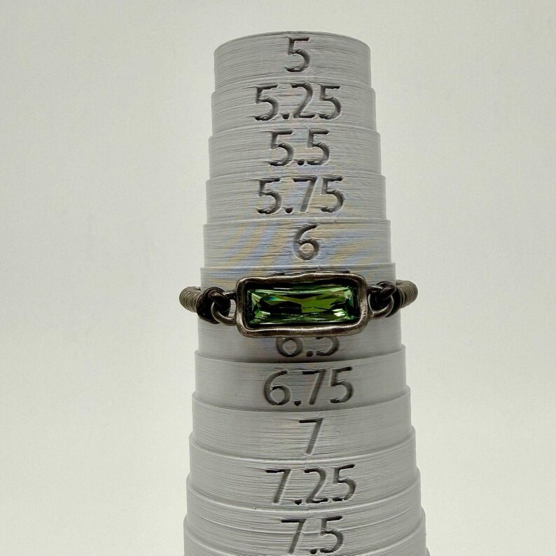 UNOde50 Silver-Plated Bead Leather Bracelet w/Large Green Crystal Ser Magnetica image 14