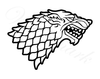 House Stark Svg Etsy