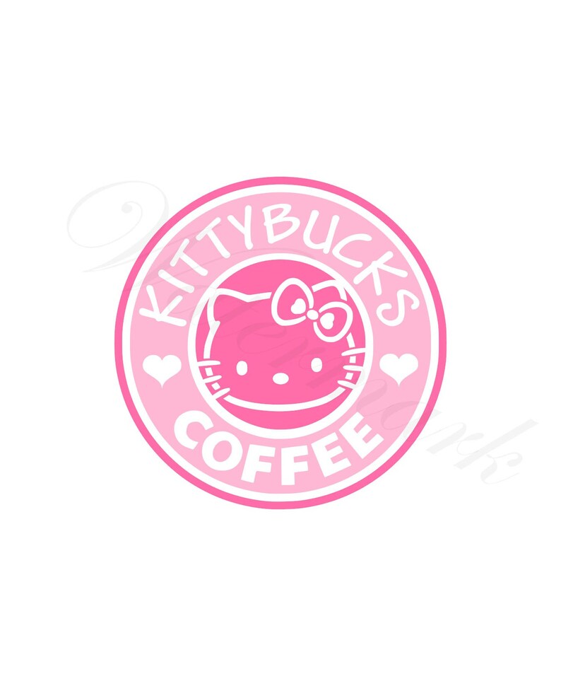 Download Kittybucks Svg And Studio 3 Cut File Decal Decals Cricut Designs Coffee Logo Download Silhouette Files Svgs Cutouts Starbucks Hello Kitty Card Making Stationery Papercraft
