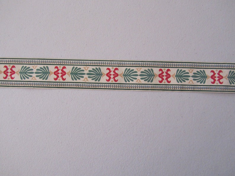 Narrow Hand Trimmed Wallpaper Borders Under 2 Inches High for Etsy