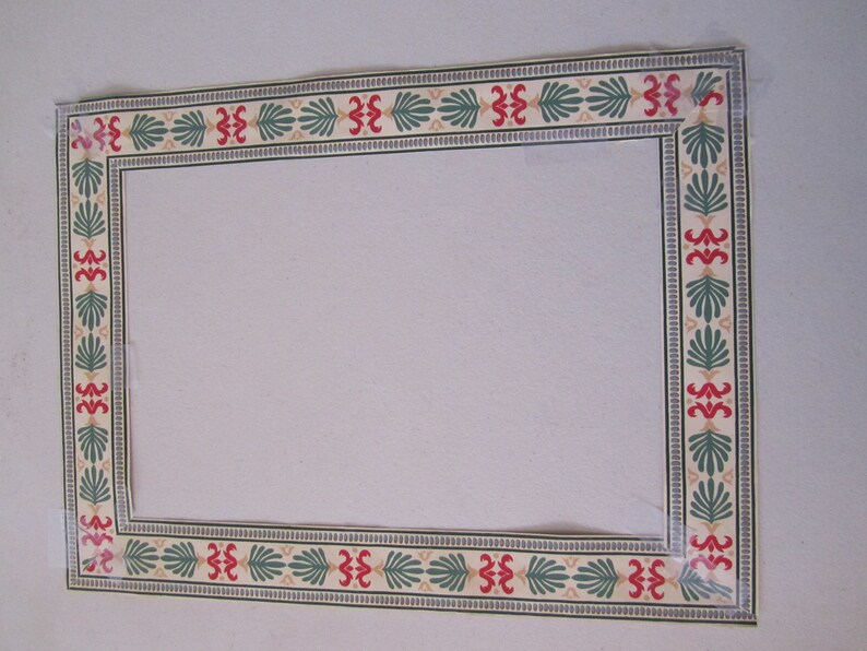 Narrow Hand Trimmed Wallpaper Borders Under 2 Inches High for Etsy