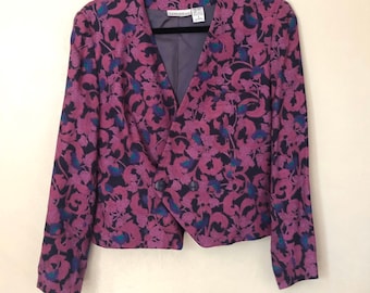 90s vintage blazer // women's jacket // 90s blazer // 80s blazer // 90s jacket // size 8, size 10, size 12