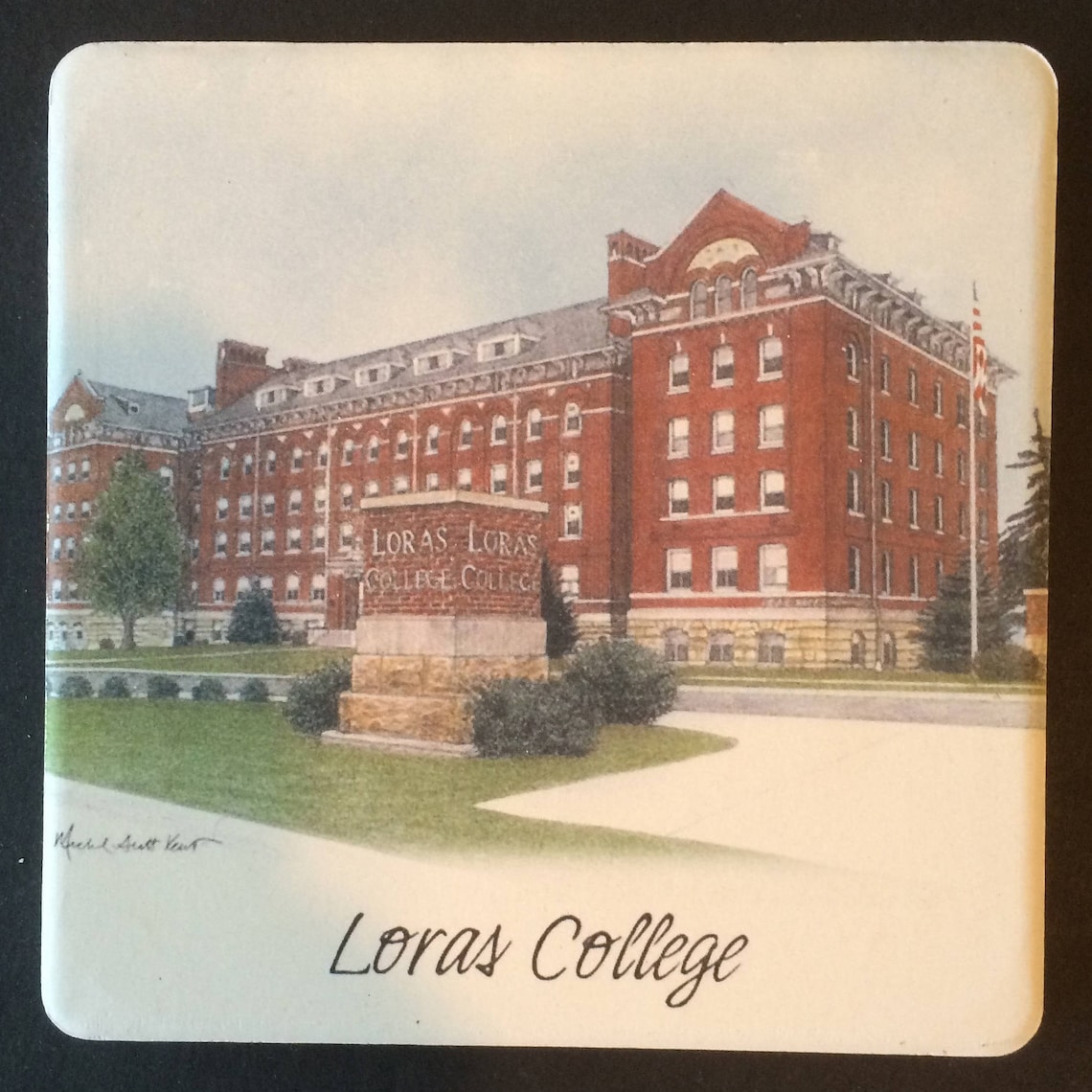 College Coaster Loras College Dubuque Iowa College gift | Etsy College Coaster Loras College Dubuque Iowa College gift | Etsy