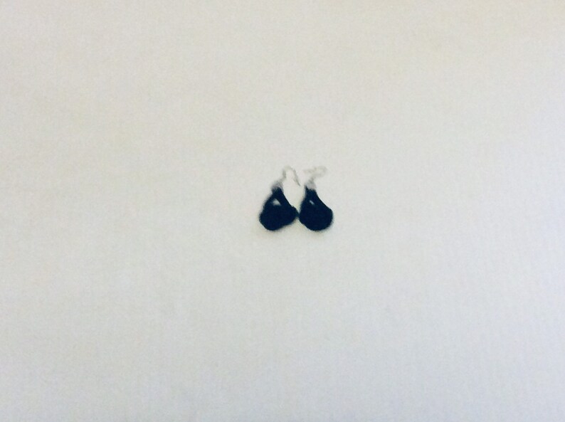 Pierced Celtic Knot Silver Tone ParaCord Earrings