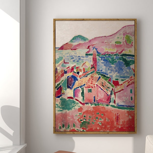 Matisse Print | Les Toits de Collioure | Vintage Wall Art | Colorful Wall Decor | Abstract Art | Eclectic | DIGITAL DOWNLOAD | PRINTABLE Art