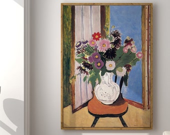 Matisse Daisies Print: Vintage Floral Wall Art (Digital Download)