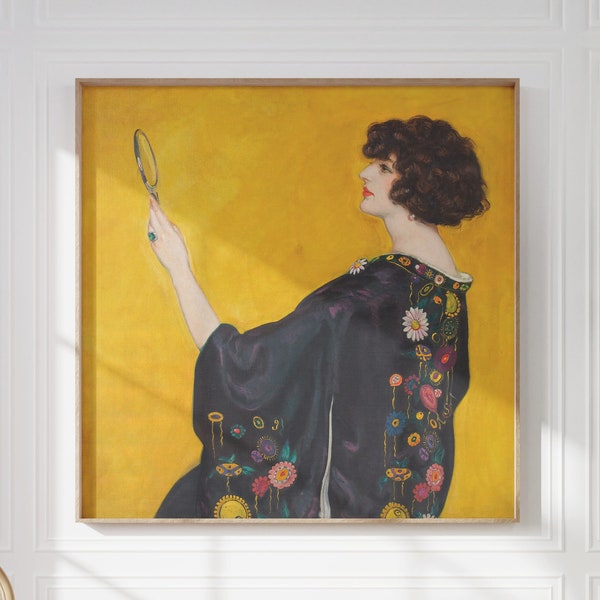 Woman in Kimono  | Woman Portrait | Vintage Wall Art | Antique Wall Decor | Vintage Kimono Print | DOWNLOAD | PRINTABLE Art #233