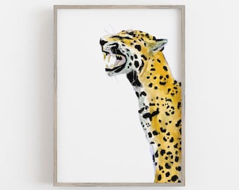 Vintage Cheetah Print: Trendy Safari Wall Art (Digital Download)