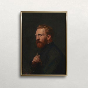 Van Gogh Portrait: Vintage Moody Wall Art (Digital Download)