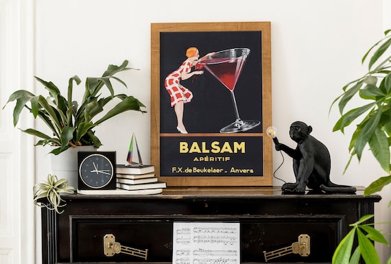 Vintage Wine Art Print: Woman with Wine Glass (Digital Download)