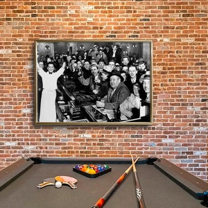 Prohibition Bar Print: Vintage Black and White Wall Art (Digital Download) image 2