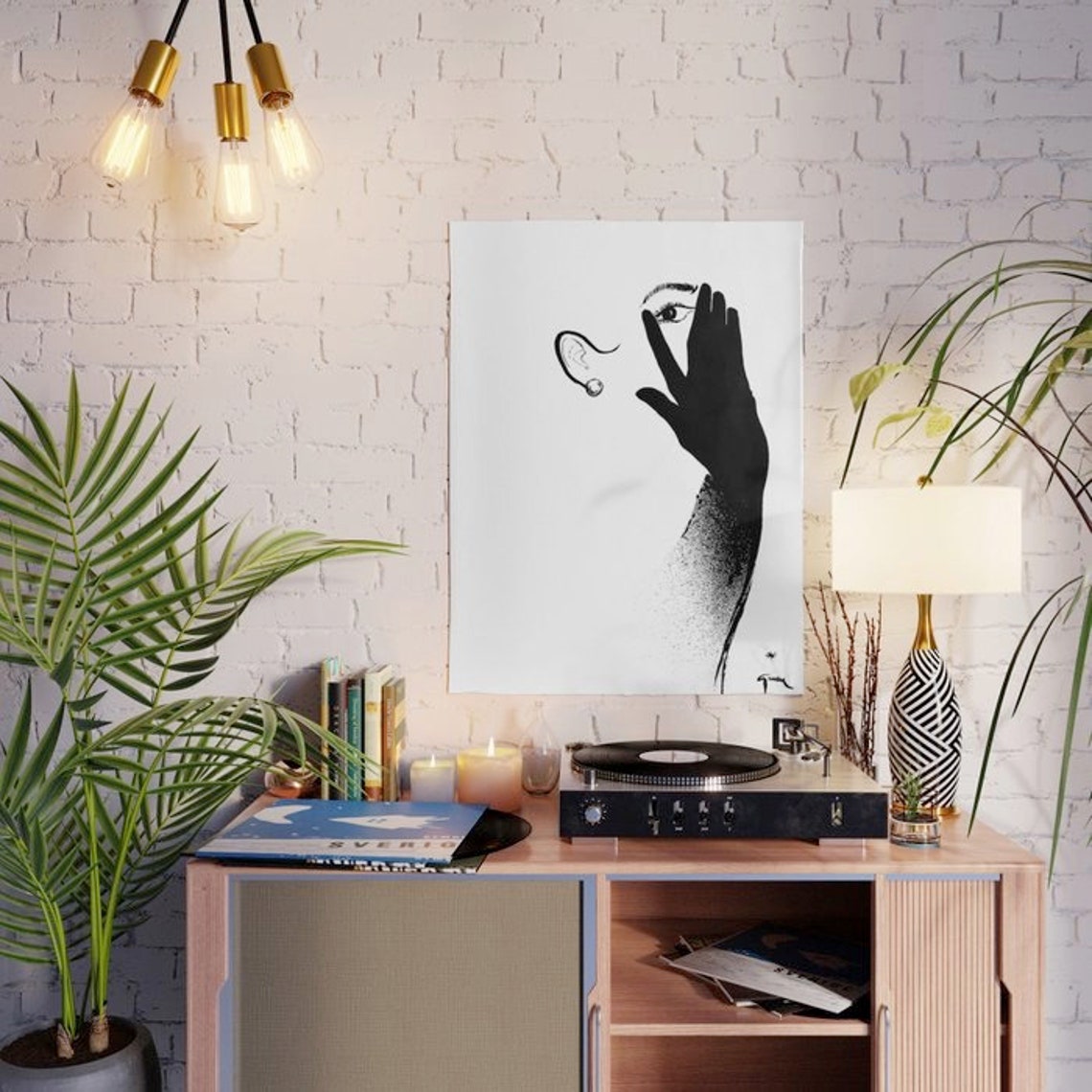 Fashion Wall Art Black and White Art Vintage Print | Etsy