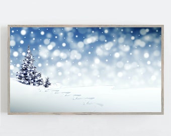 Christmas Frame TV Art, Christmas Tree Wall Art, Holiday Frame TV Art, Winter Frame Tv, Christmas Wall Art, Digital DOWNLOAD, Samsung Frame