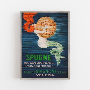 Vintage Mermaid Wall Art Print: Bathroom Decor (Digital Download)