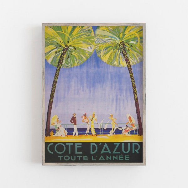 Cote D'azur Poster - Etsy