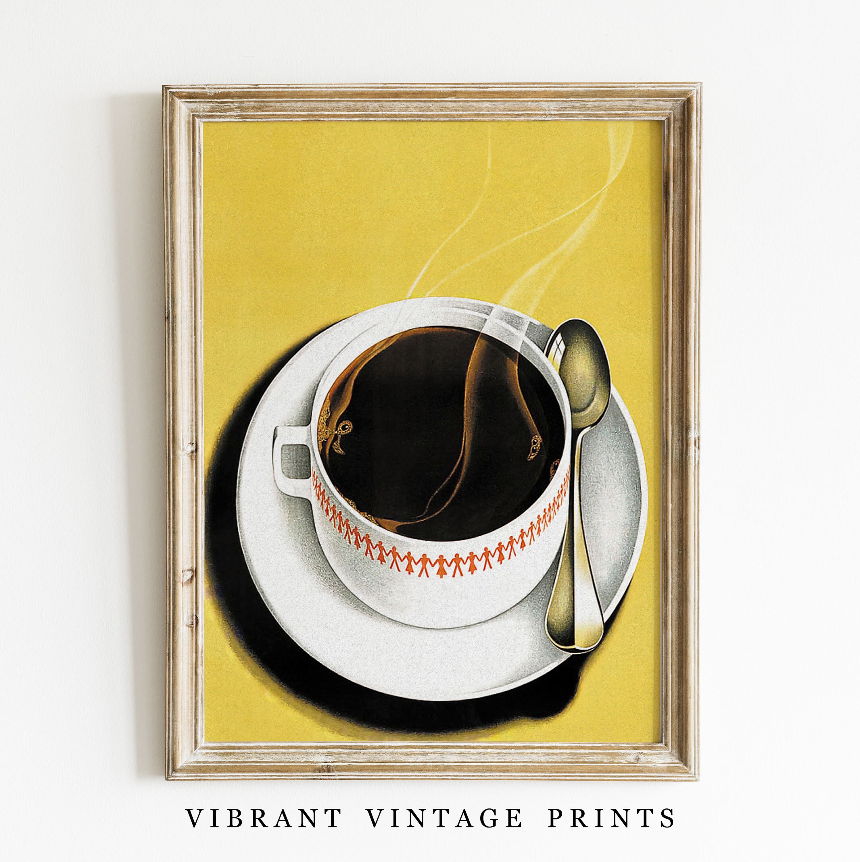 Coffee Wall Art Vintage Wall Art Art Kitchen Wall Art Cafe Etsy