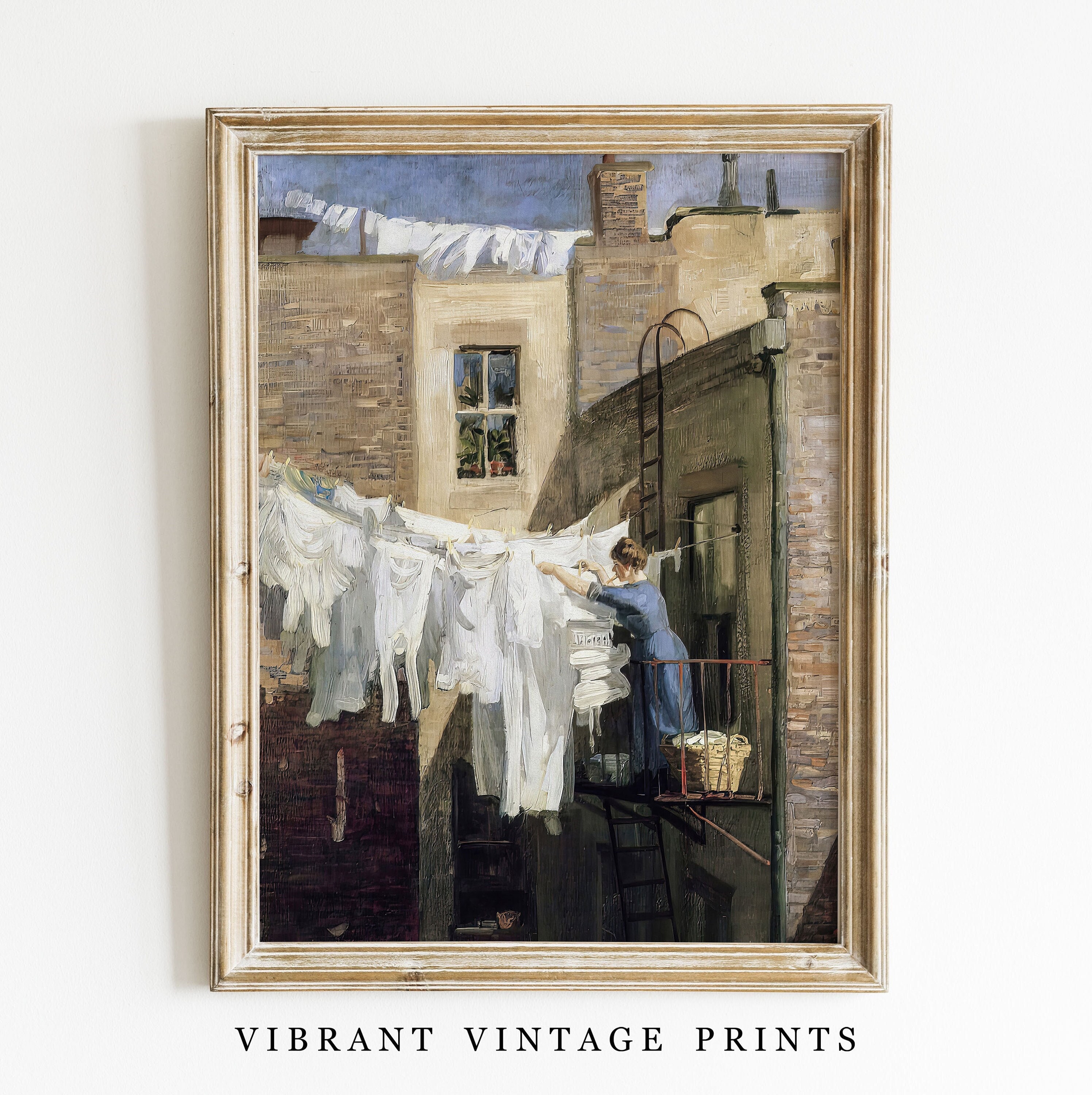 Laundry Room Print Vintage Painting Laundry Wall Art - Etsy