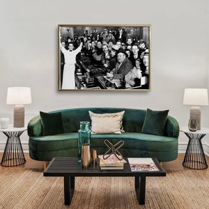 Prohibition Bar Print: Vintage Black and White Wall Art (Digital Download) image 4