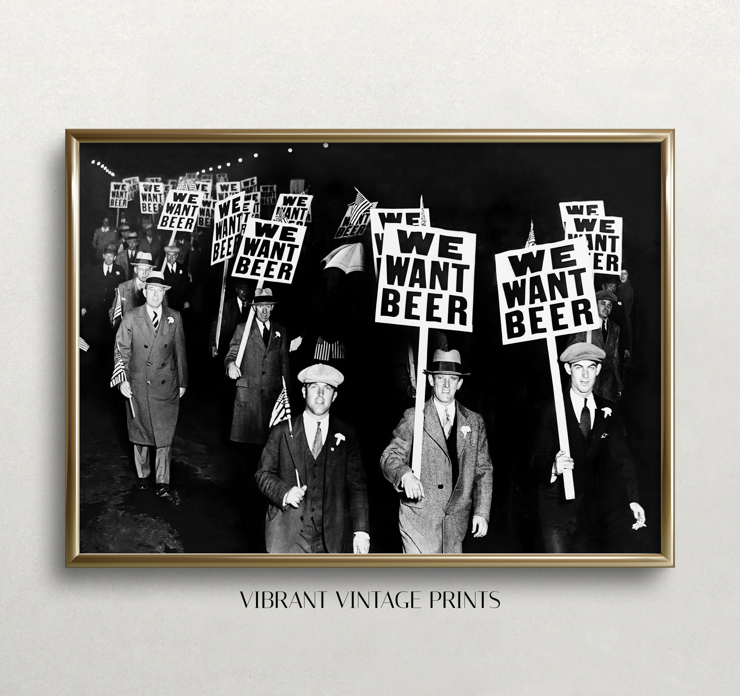 Prohibition, Black and White, Vintage Bar Decor Wall Tapestry by Vintage  Vivian