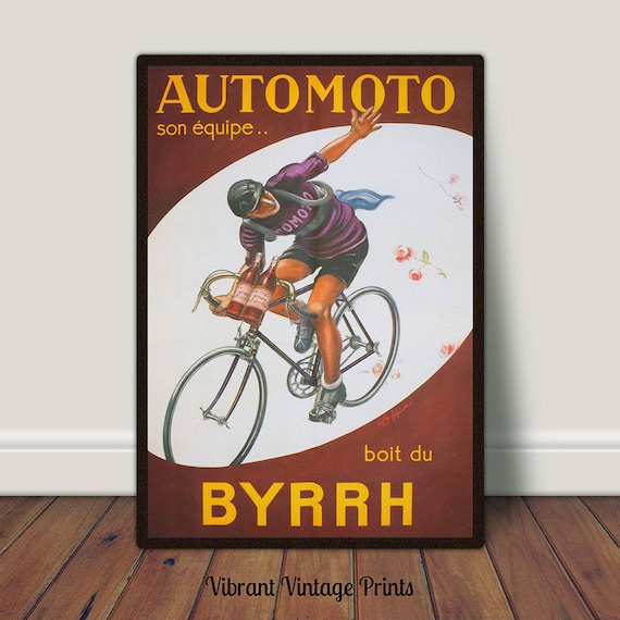Vintage Cooper Cycles Bicycle Cycling Travel Advertisement Poster Art Print A4