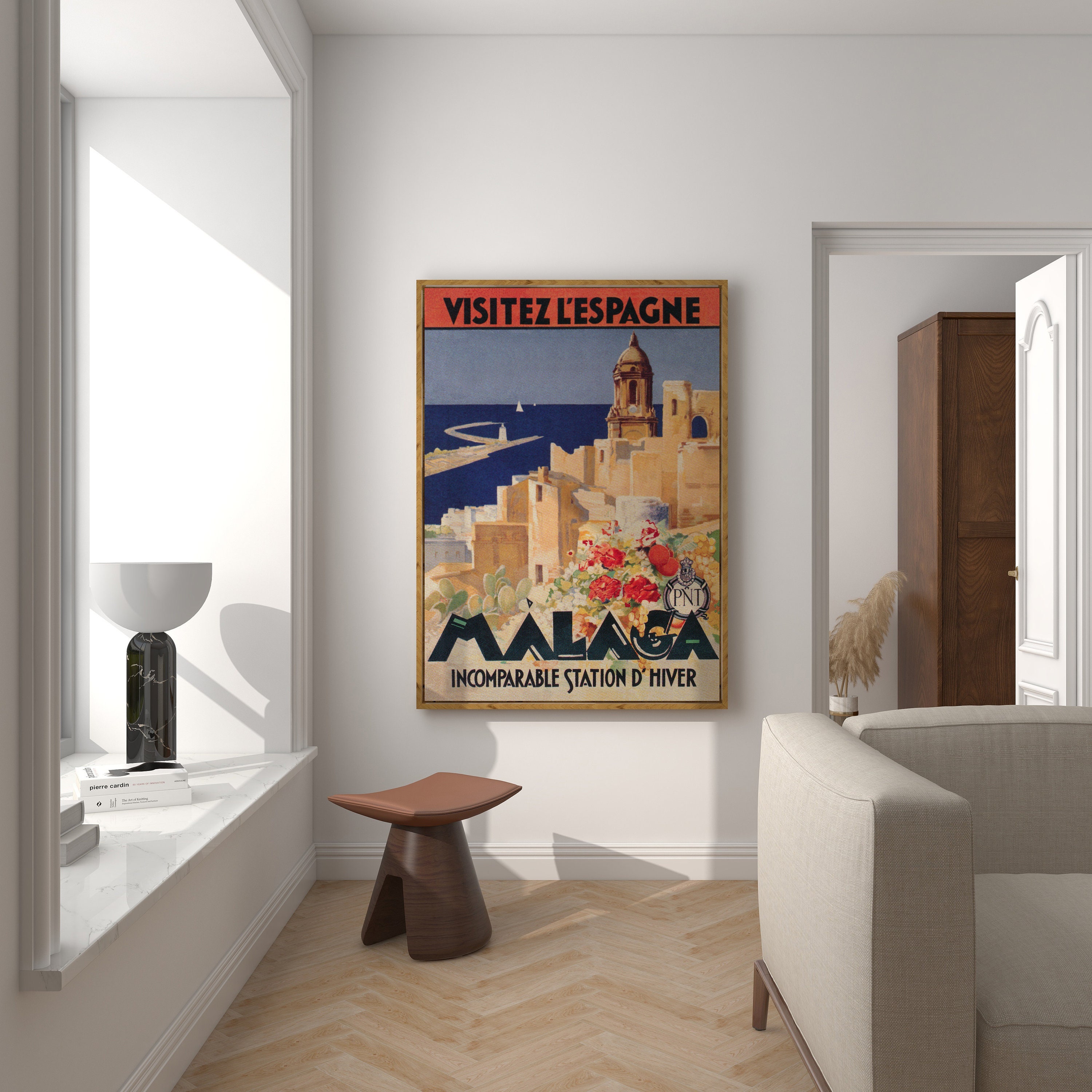 Tirage Vintage Citrate De Malaga, Espagne - Format 8x11 Cm - Circa 1900 - Réf CW6107