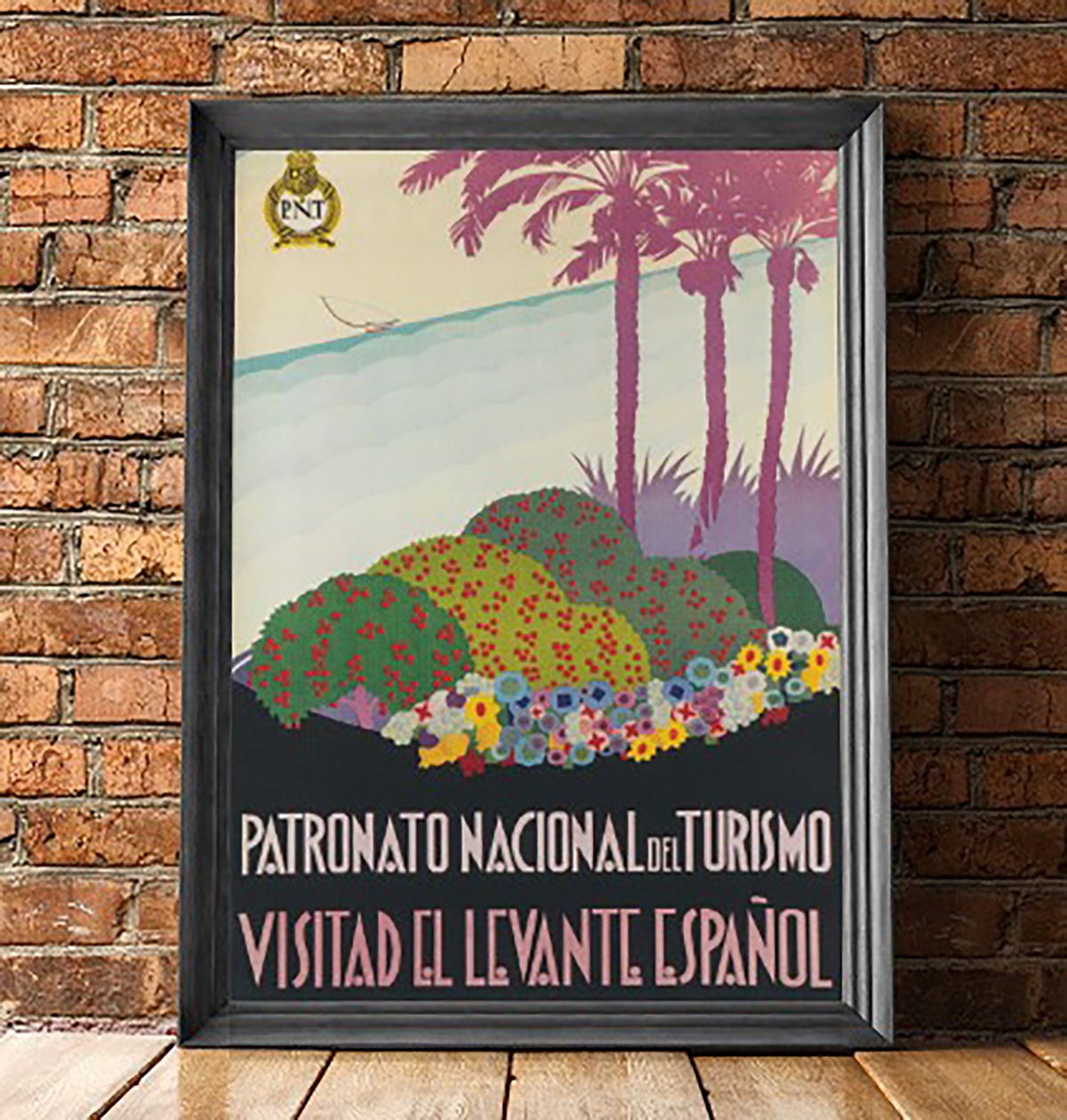 Spain Wall Art Vintage Wall Art Spain Travel Poster Coastal Etsy