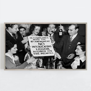 Speakeasy Art de l&#39;époque de la prohibition : décoration murale de bar vintage (téléchargement numérique)