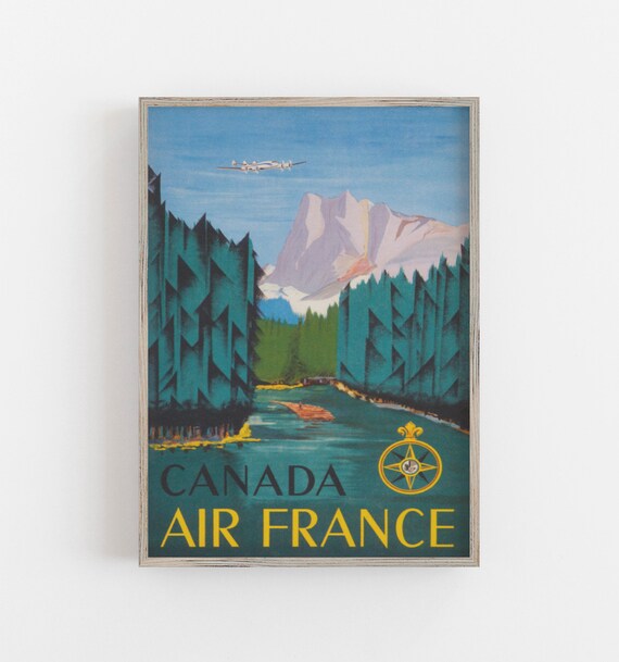Vintage Canada Travel Poster: Colorful Wall Art (Digital Download)