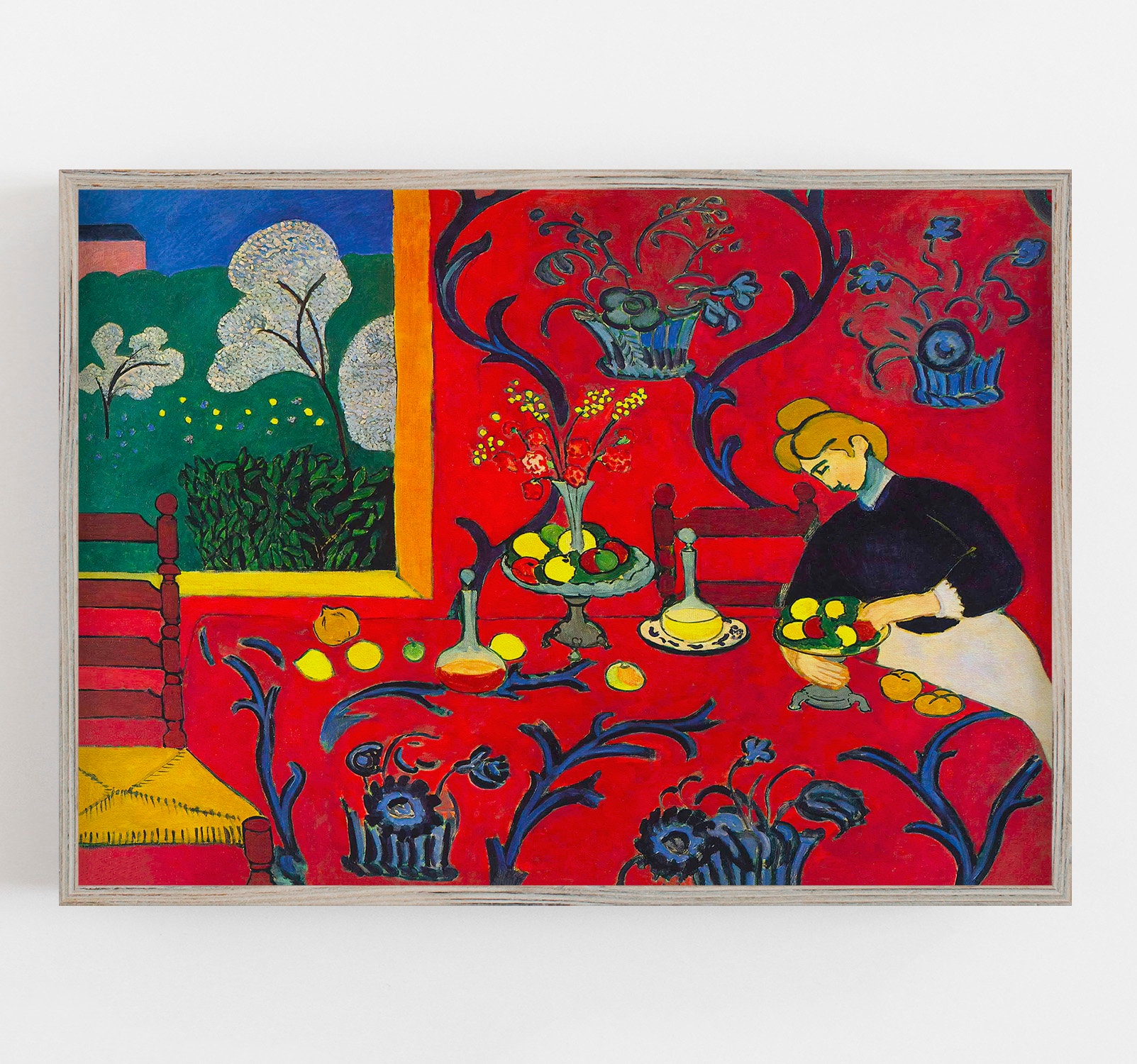 Matisse Red Room Print: Vintage Vibrant Wall Art (digital Download
