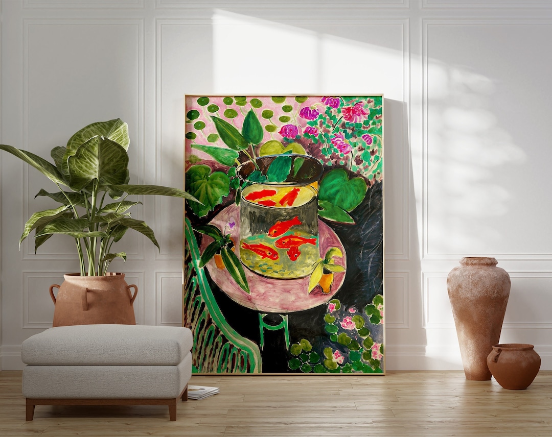 Matisse Wall Art Goldfish Wall Art Matisse Goldfish Colorful Wall Art