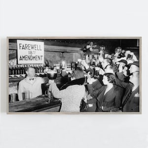 Prohibition Repeal Art: Vintage Beer Party Photo (Digital Download)