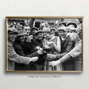 Verbod kunst aan de muur, zwart-witte kunst, vintage kunst aan de muur, bar muur decor, einde van het verbod, digitale DOWNLOAD, afdrukbare muur kunst